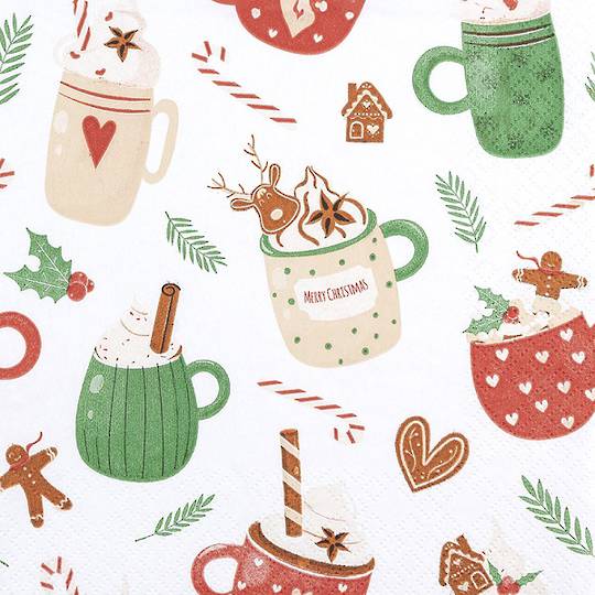 Paper Napkins 33cm, Sweet & Cups *ETA Nov